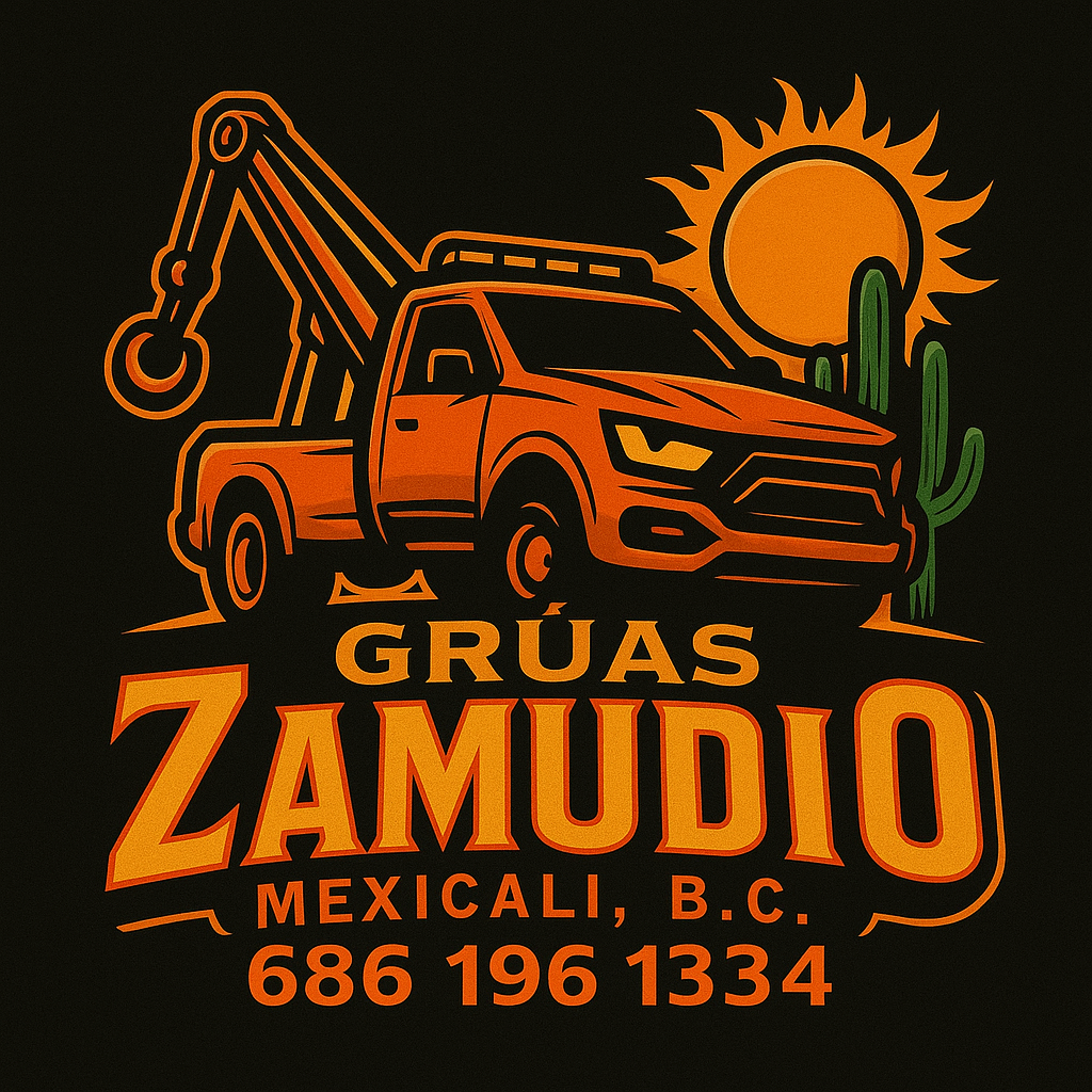 Logotipo de Grúas Zamudio